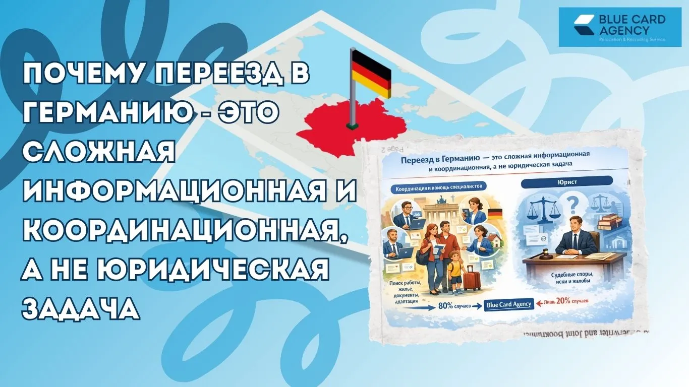 Почему переезд в Германию — это сложная информационная и координационная, а не юридическая задача