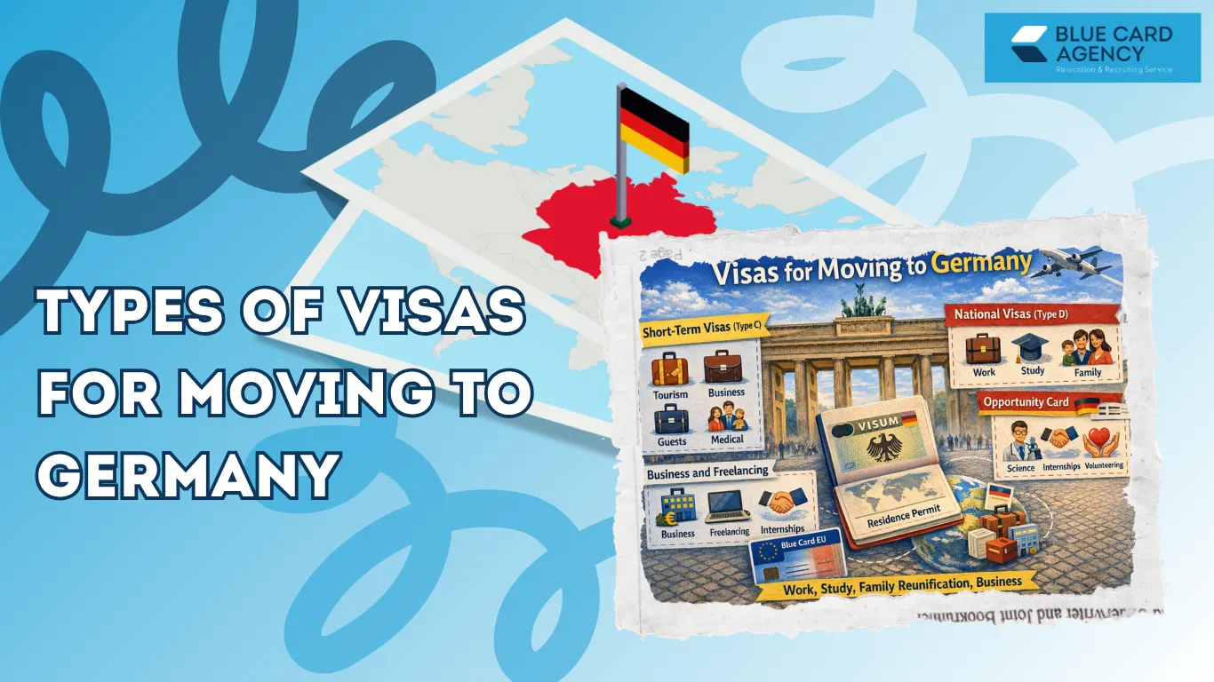 Types of visas for moving to Germany
