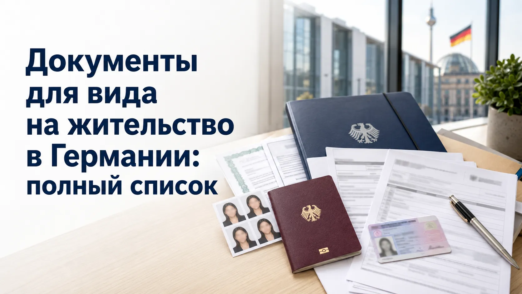 Документы для вида на жительство в Германии: полный список