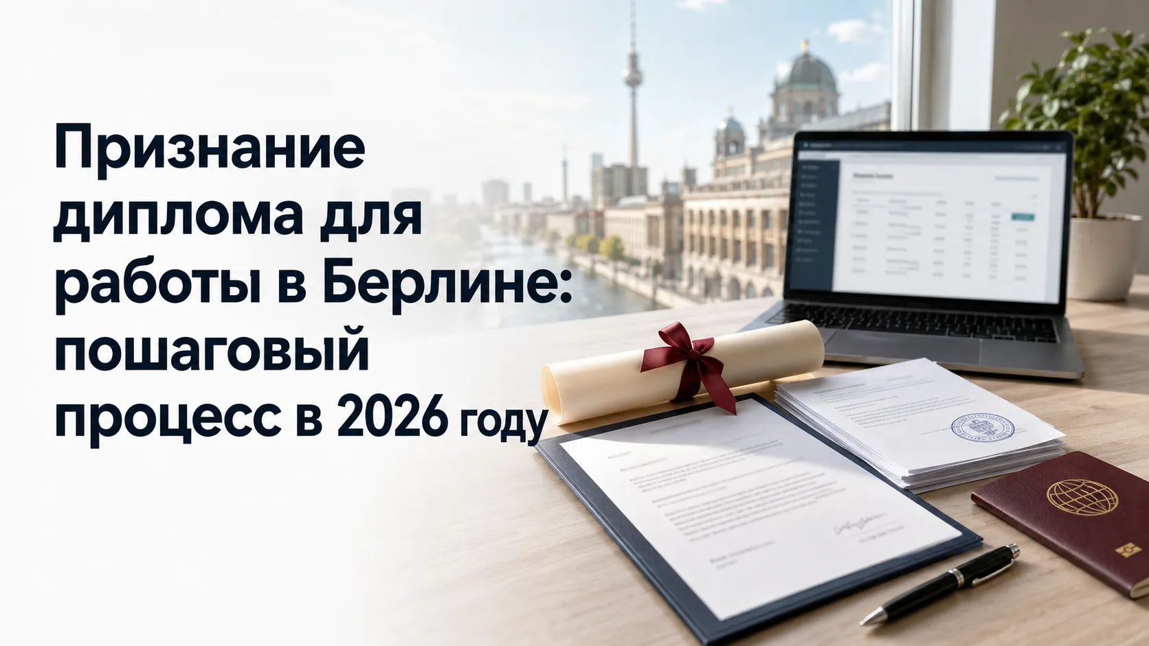 Признание диплома для работы в Берлине: пошаговый процесс в 2026 году